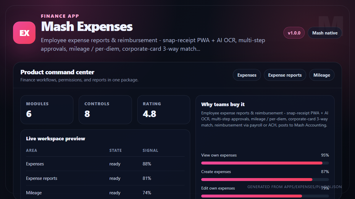 Expenses preview